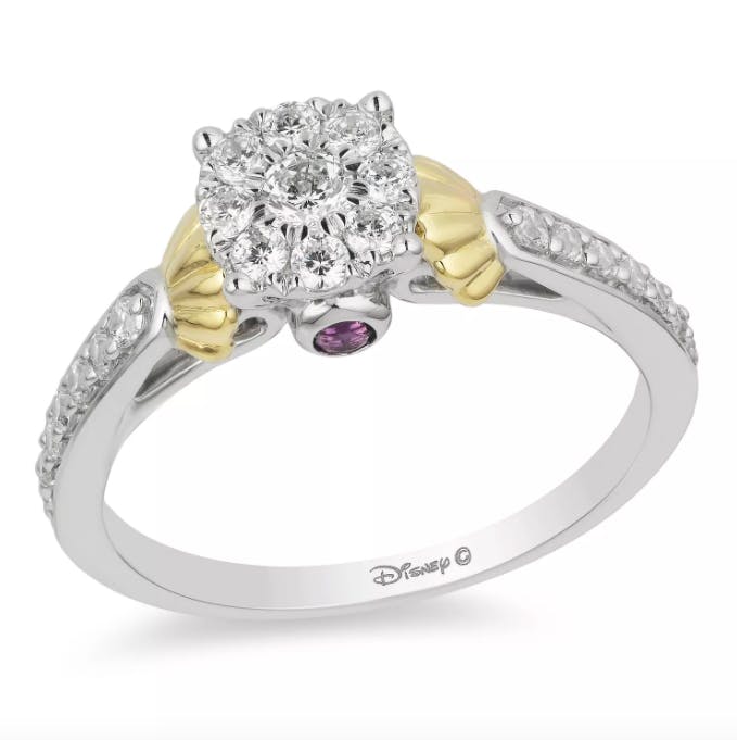 Disney Discovery- Disney Princess Engagement Ring Set - Wedding -